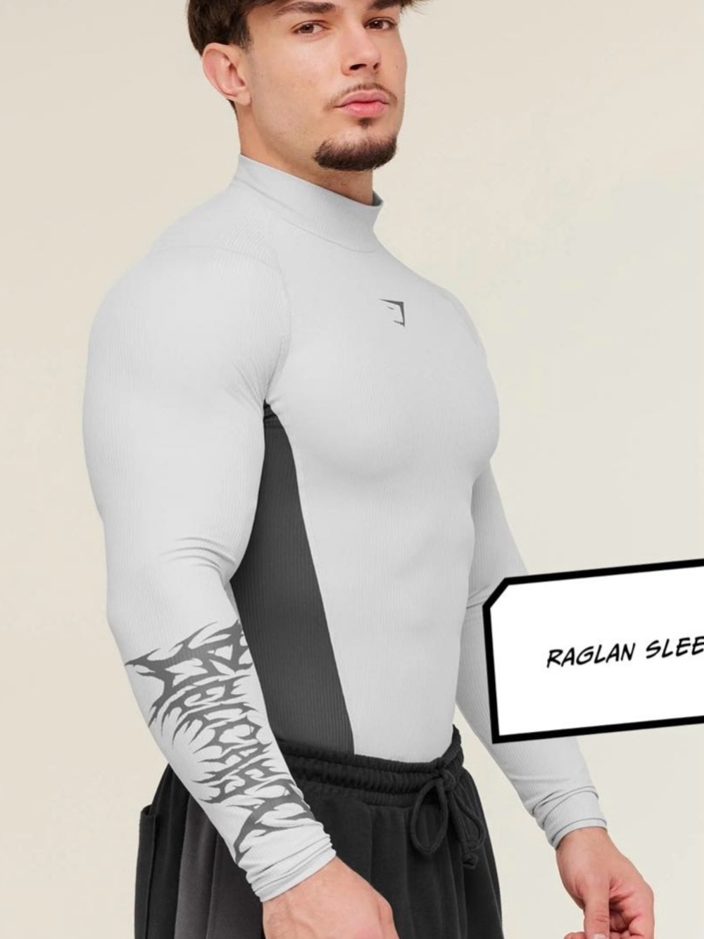 Gymshark X Carlos Belcast Compression T-Shirt Grey - Picture 6 of 6